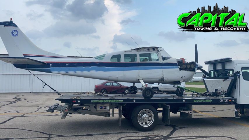 Heavy Equipment Towing: 1966 Cessna 210